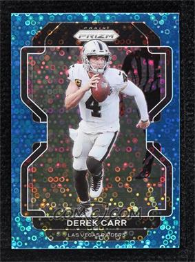 2021 Panini Prizm - [Base] - No Huddle Blue Prizm #179 - Derek Carr /79