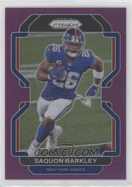 2021 Panini Prizm - [Base] - Purple Prizm #232 - Saquon Barkley /125