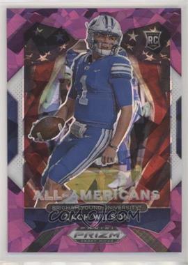 2021 Panini Prizm Draft Picks - [Base] - Purple Ice Prizm #182 - All-American - Zach Wilson /149