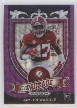 2021 Panini Prizm Draft Picks - [Base] - Purple Wave Prizm #169 - Crusade - Jaylen Waddle