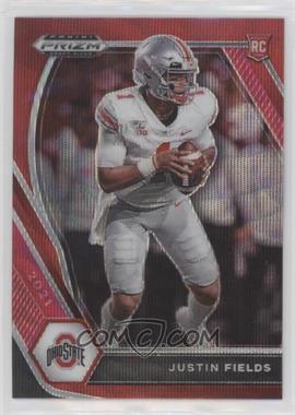 2021 Panini Prizm Draft Picks - [Base] - Ruby Wave Prizm #121 - Justin Fields