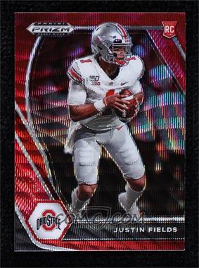 2021 Panini Prizm Draft Picks - [Base] - Ruby Wave Prizm #121 - Justin Fields