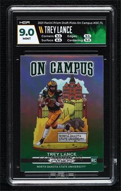 2021 Panini Prizm Draft Picks - On Campus #OC-TL.2 - Trey Lance [HGA 9 MINT]