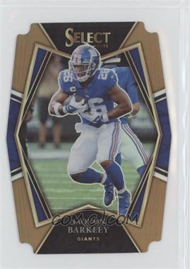 2021 Panini Select - [Base] - Copper Prizm Die-Cut #126 - Premier Level - Saquon Barkley /199