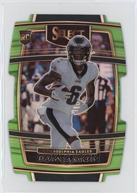 2021 Panini Select - [Base] - Neon Green Prizm Die-Cut #49 - Concourse - DeVonta Smith /349