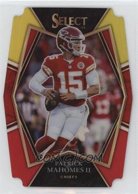 2021 Panini Select - [Base] - Red & Yellow Prizm Die-Cut #102 - Premier Level - Patrick Mahomes II