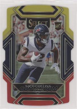 2021 Panini Select - [Base] - Red & Yellow Prizm Die-Cut #269 - Club Level - Nico Collins