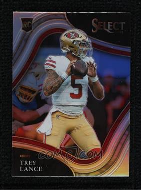 2021 Panini Select - [Base] - Silver Prizm #345 - Field Level - Trey Lance