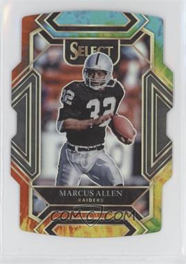 2021 Panini Select - [Base] - Tie-Dye Prizm Die-Cut #238 - Club Level - Marcus Allen /25