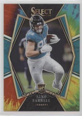 2021 Panini Select - [Base] - Tie-Dye Prizm #194 - Premier Level - Luke Farrell /25