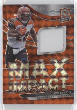 2021 Panini Spectra - Max Impact - Neon Orange #MI-JMI - Joe Mixon /10