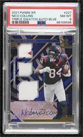 Rookie Triple Swatch Autographs - Nico Collins [PSA 8 NM‑MT] #/…