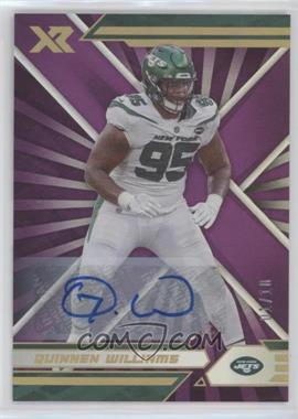 2021 Panini XR - [Base] - Purple Autographs #78 - Quinnen Williams /10