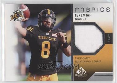 2021 SP Game Used Edition CFL - Fabrics #JE - Jeremiah Masoli