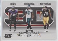 Ed Reed, Brian Dawkins, Troy Polamalu