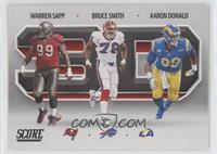 Warren Sapp, Bruce Smith, Aaron Donald