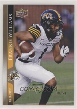 2021 Upper Deck CFL - [Base] - Gold #5 - Frankie Williams /50