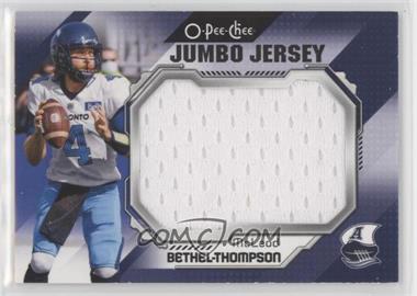 2021 Upper Deck CFL - O-Pee-Chee Jumbo Jersey #OPCJ-MB - McLeod Bethel-Thompson