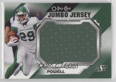 2021 Upper Deck CFL - O-Pee-Chee Jumbo Jersey #OPCJ-WP - William Powell