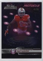 Trey Sermon [EX to NM] #/50