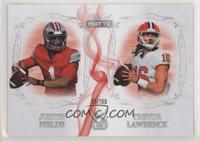 Justin Fields, Trevor Lawrence #/199