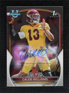 2022 Bowman University Chrome - Chrome Prospect Autographs #50 - Caleb Williams