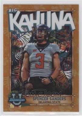 2022 Bowman University Chrome - The Big Kahuna - Orange Refractor #TBK-15 - Spencer Sanders /25