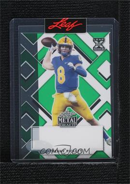 2022 Leaf Metal Draft - [Base] - Pre-Production Proof Green Clear Unsigned #BA-KP2 - Kenny Pickett /1 [Uncirculated]