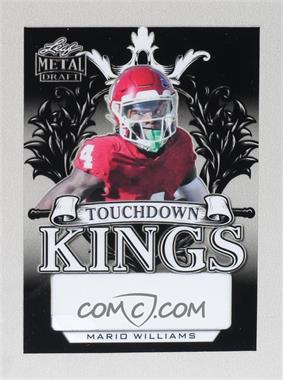 2022 Leaf Metal Draft - Touchdown Kings Autographs - Pre-Production Proof Black Clear Unsigned #TK-MW1 - Mario Williams /1