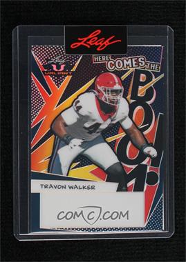 2022 Leaf Valiant - Here Comes the Boom! - Pre-Production Proof Black Prismatic #HB-TW1 - Travon Walker /1 [Uncirculated]