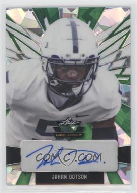 2022 Leaf Valiant - Portrait Autographs - Green Crystals #PA-JD2 - Jahan Dotson /30