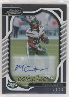 2022 Panini Absolute - [Base] - Signatures #100 - Michael Carter