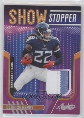 2022 Panini Absolute - Show Stopper Materials - Holo Silver #SSM-8 - Derrick Henry /25