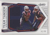 Tyquan Thornton, Pierre Strong Jr. #/99