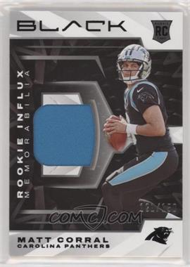 2022 Panini Black - Rookie Influx Materials #RIM-MCO - Matt Corral /150