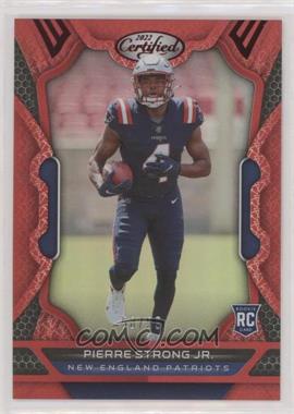 2022 Panini Certified - [Base] - Mirror Red #124 - Rookies - Pierre Strong Jr. /99