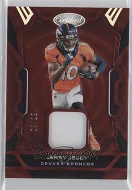 2022 Panini Certified - Materials - Mirror Red Etch #MM-JEJ - Jerry Jeudy /25