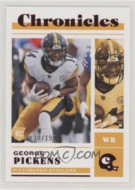 2022 Panini Chronicles - [Base] - Red #48 - George Pickens /199
