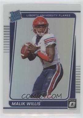 2022 Panini Chronicles Draft Picks - Donruss Optic Rated Rookies - Holo Prizm #9 - Malik Willis