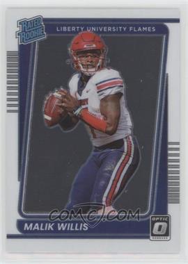 2022 Panini Chronicles Draft Picks - Donruss Optic Rated Rookies #9 - Malik Willis