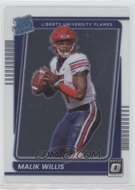 2022 Panini Chronicles Draft Picks - Donruss Optic Rated Rookies #9 - Malik Willis