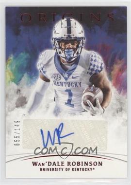 2022 Panini Chronicles Draft Picks - Origins Rookie Autographs - Red #OA-WDR - Wan'Dale Robinson /149
