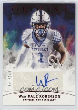 2022 Panini Chronicles Draft Picks - Origins Rookie Autographs - Red #OA-WDR - Wan'Dale Robinson /149