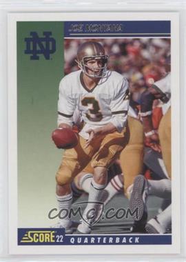 2022 Panini Chronicles Draft Picks - Score Retro #18 - Joe Montana