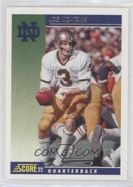 2022 Panini Chronicles Draft Picks - Score Retro #18 - Joe Montana