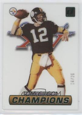 2022 Panini Clearly Donruss - Clearly Champions - Green #CC-13 - Terry Bradshaw /25