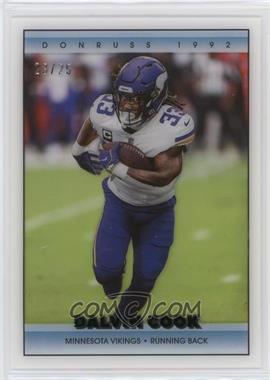 2022 Panini Clearly Donruss - Clearly Retro 1992 - Green #92-11 - Dalvin Cook /25