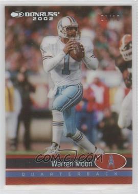 2022 Panini Clearly Donruss - Clearly Retro 2002 - Holo Silver #02-7 - Warren Moon /10