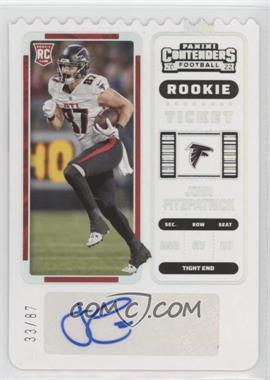 2022 Panini Contenders - [Base] - Stub #249 - Rookie Ticket - John Fitzpatrick /87