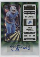 Rookie Ticket - Josh Paschal